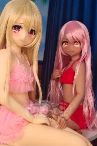 Aotume Doll アニメ 癒しい 天真爛漫 ラブドール 135cm A-cup slim #97
