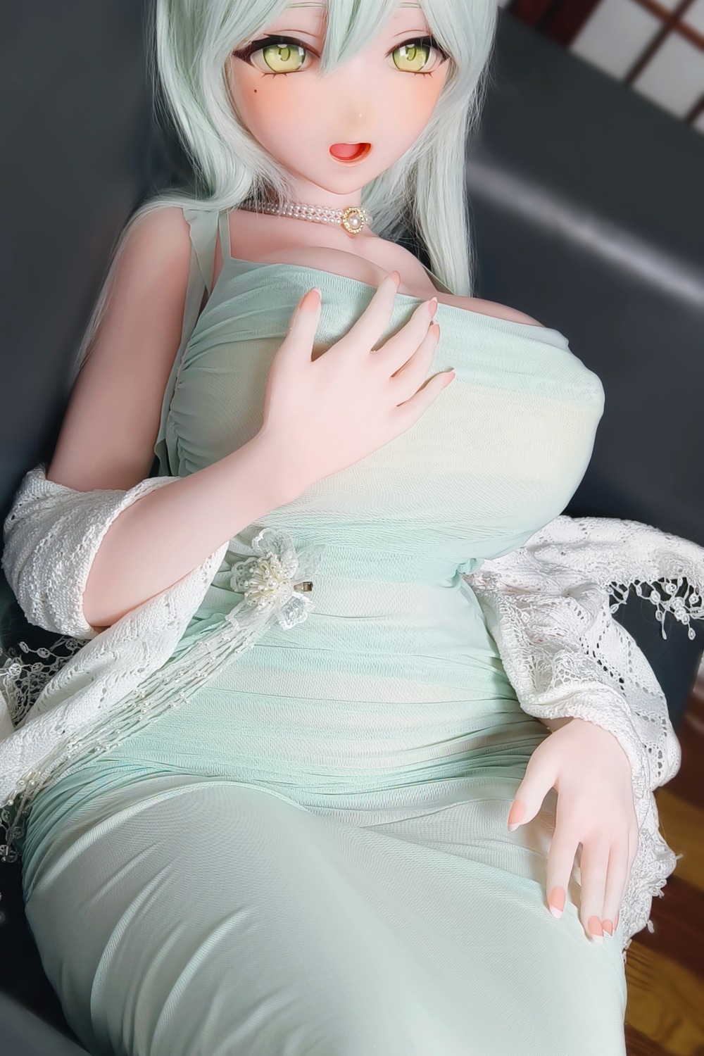 ElsaBabe Doll 163cm Lcup シリコン RAHC060-Tsukimi Kohaku 大きな胸の存在感