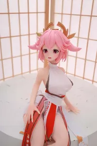 Dimu Doll PVCヘッド＋シリコンボディ アニメ系 ミニラブドール コスプレ 八重神子 75cm