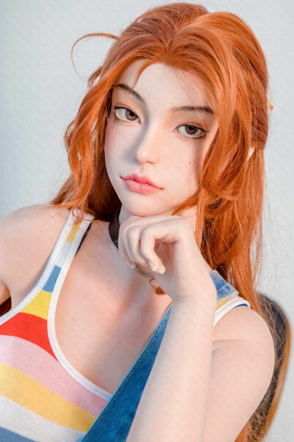 Aitia Doll シリコン製 自然系 御姉さんラブドール 0315 米蘭 1番メイク ROS口付き 2.2 163cm M