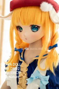 Guava Doll 136cm AAcup PVCヘッド+TPEボディ 136+dm02 等身大リアル系ラブドール