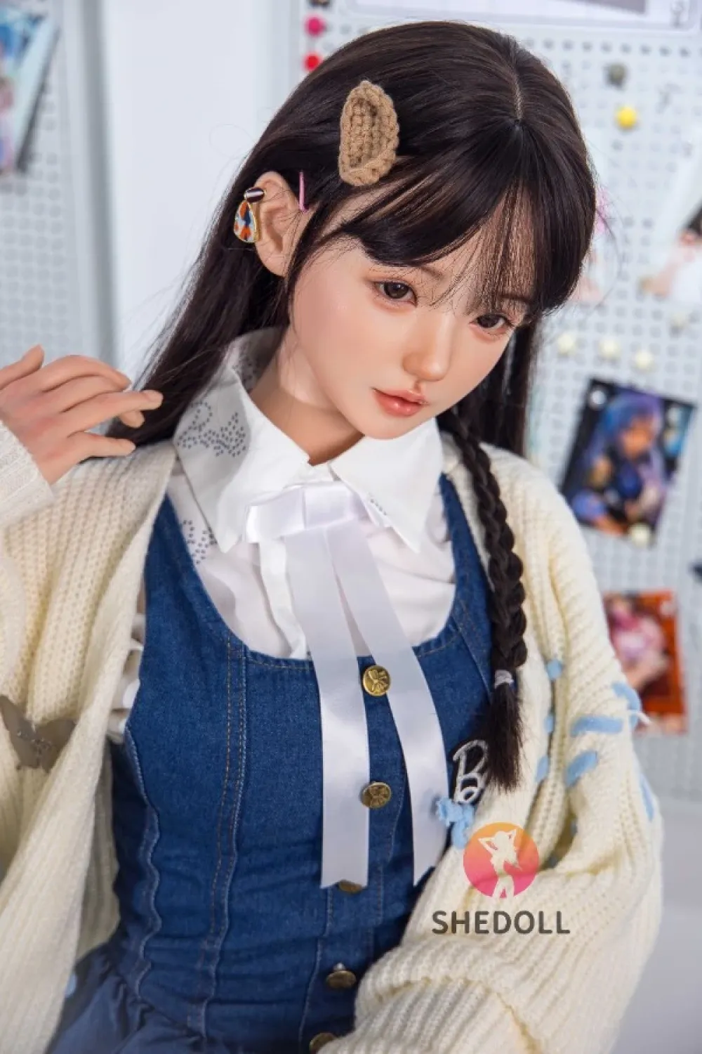 She Doll シリコンヘッド ボディ材質選択可能 アイドルっぽいラブドール 天真爛漫 沅沅 150cm Bカップ