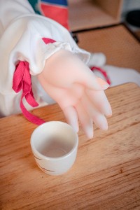 Croissant Doll 羊角社 アニメ巨乳 シリコンソフトヘッド 手描きメイク 小白狐 BR01+128cm