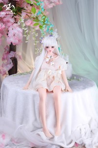 花の妖精 シリコン製 癒しい清楚系ドールラブドール 小玉 60cm Mozu Doll