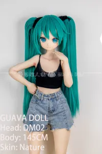 Guava Doll アニメラブドール アイドルっぽい PVCビニールヘッド DM02 手描きメイク 145cm 汐莉