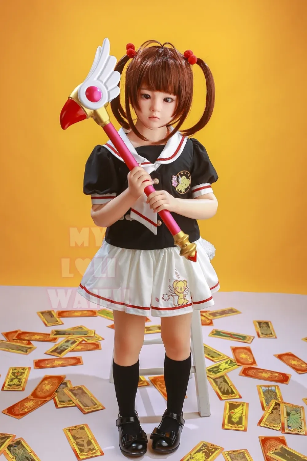 MLW DOLL シリコン製 コスプレ系 魔法少女ラブドール 萌え ここ 108cm AA カップ #98
