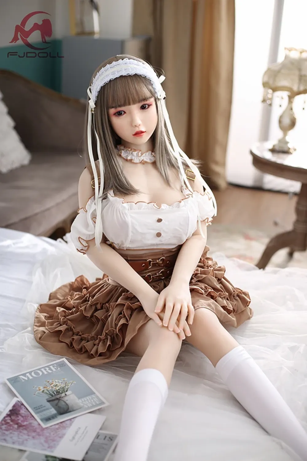 シリコンヘッド Dカップ メイド 清楚系ドールラブドール 販売 小春 158cm