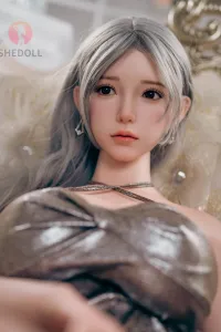 She Doll シリコンヘッド ボディ材質選択可能 アイドルっぽいラブドール 清楚系 可動式顎が対応可能 楚玥（6番メイク）163cm Hカップ