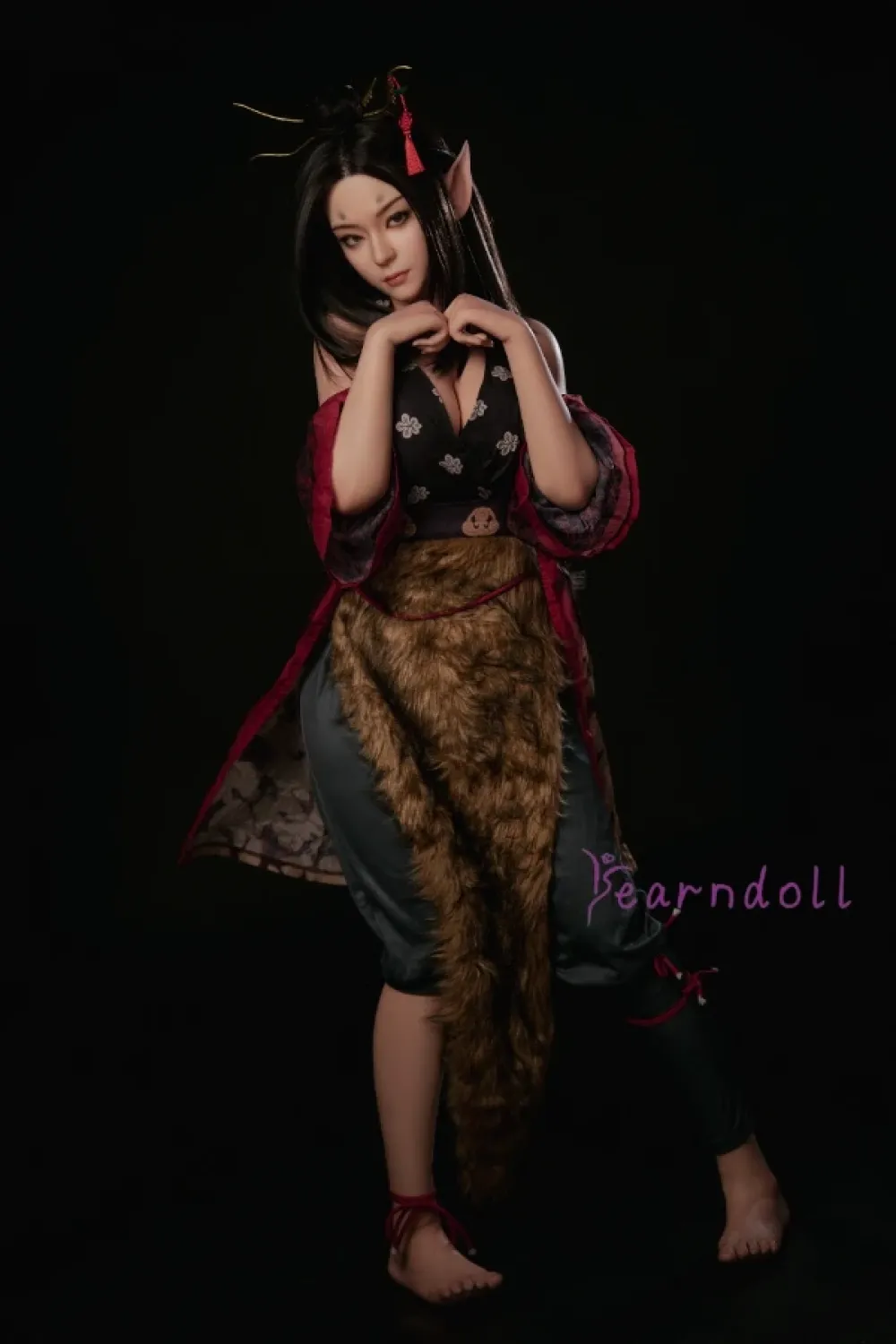 Yearndoll 【高級版】シリコン製 最高級皮膚模様 コスプレダッチワイフ アイドルっぽい 萍萍 165cmS D カップ #Y303