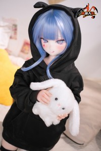 「写真衣装付き」 Mozu Doll A級 舌をぺろっと出す アニメラブドール 121cm 小胸 兔子洞 トレンチコート