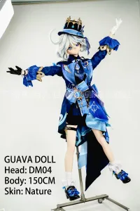 Guava Doll アニメ清楚系ドール 150cm DCup DM04 手描きメイク ビニールヘッド 紗矢香