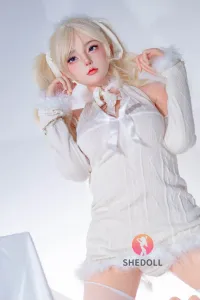 She Doll シリコンヘッド ボディ材質選択可能 金髪ダッチワイフ 天真爛漫 顎機能追加可能 江小婉 158cm Cカップ