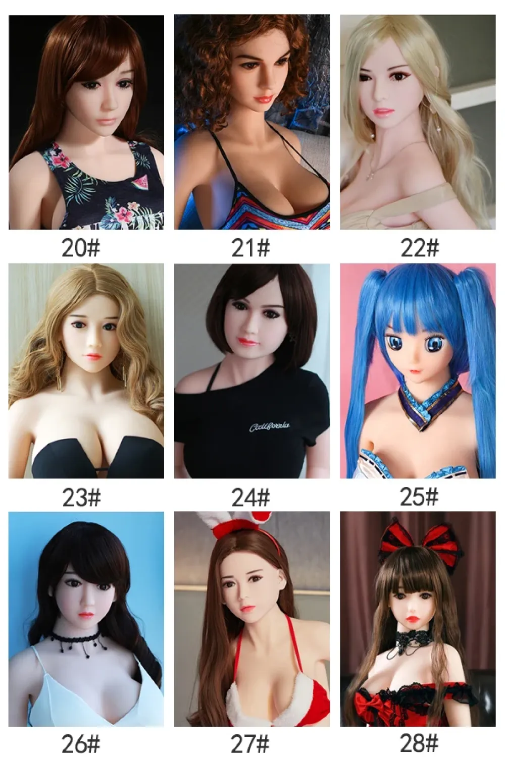 MeSe DOLL ヘッド単体（138cm以上通用）