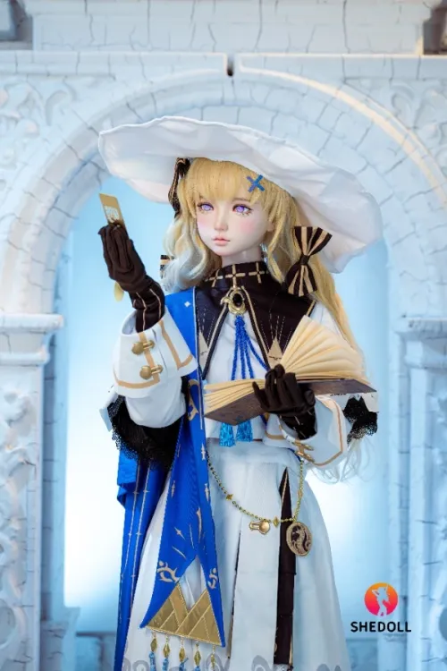 She Doll シリコンヘッド ボディ材質選択可能 コスプレ系 金髪ラブドール 萌え 可動式顎が対応可能 熙熙（COSフィービー） 152cm A カップ