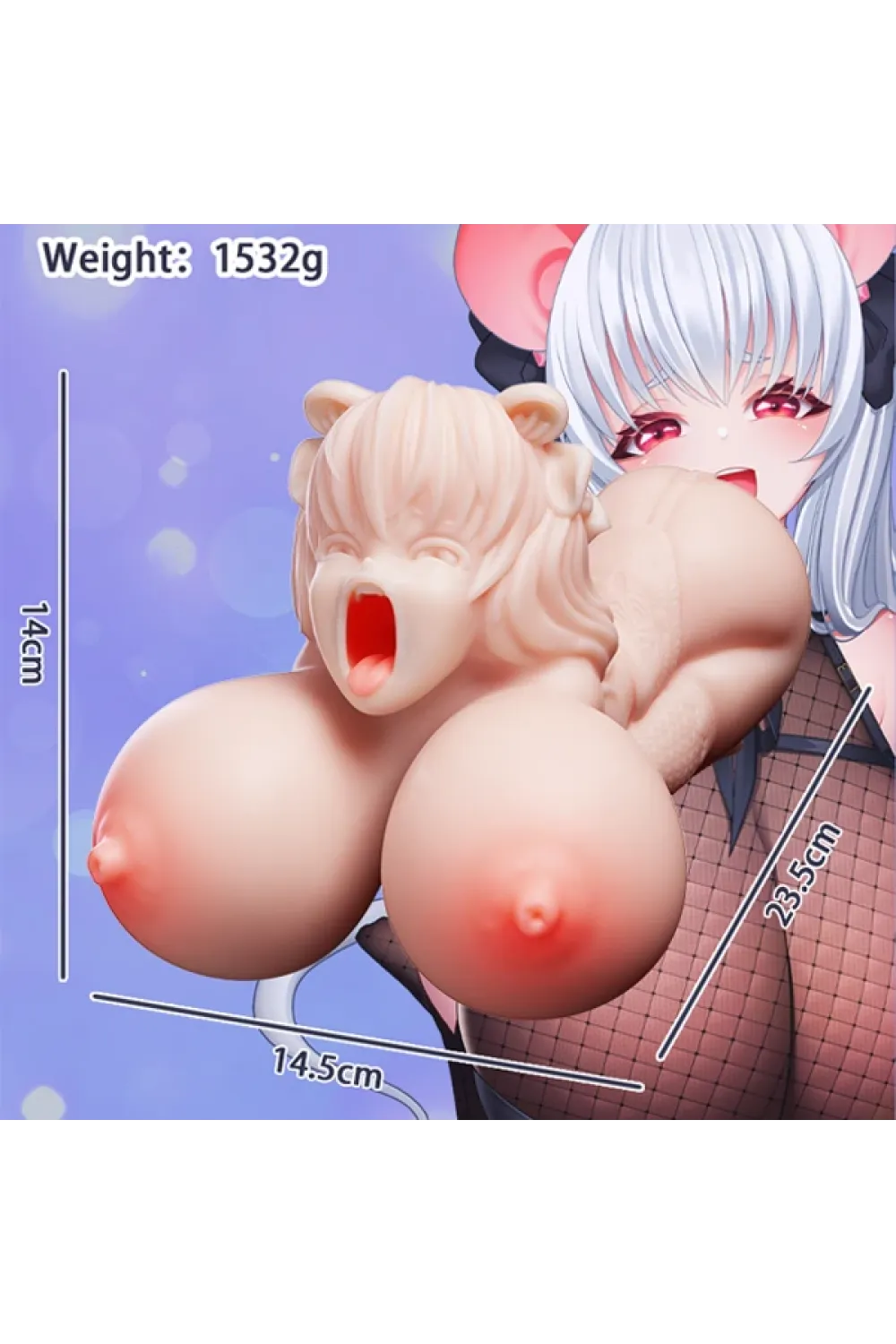 【レビュー&写真付き】MRL シリコン製 アニメ ラブドール 変態 Mosey 14cm