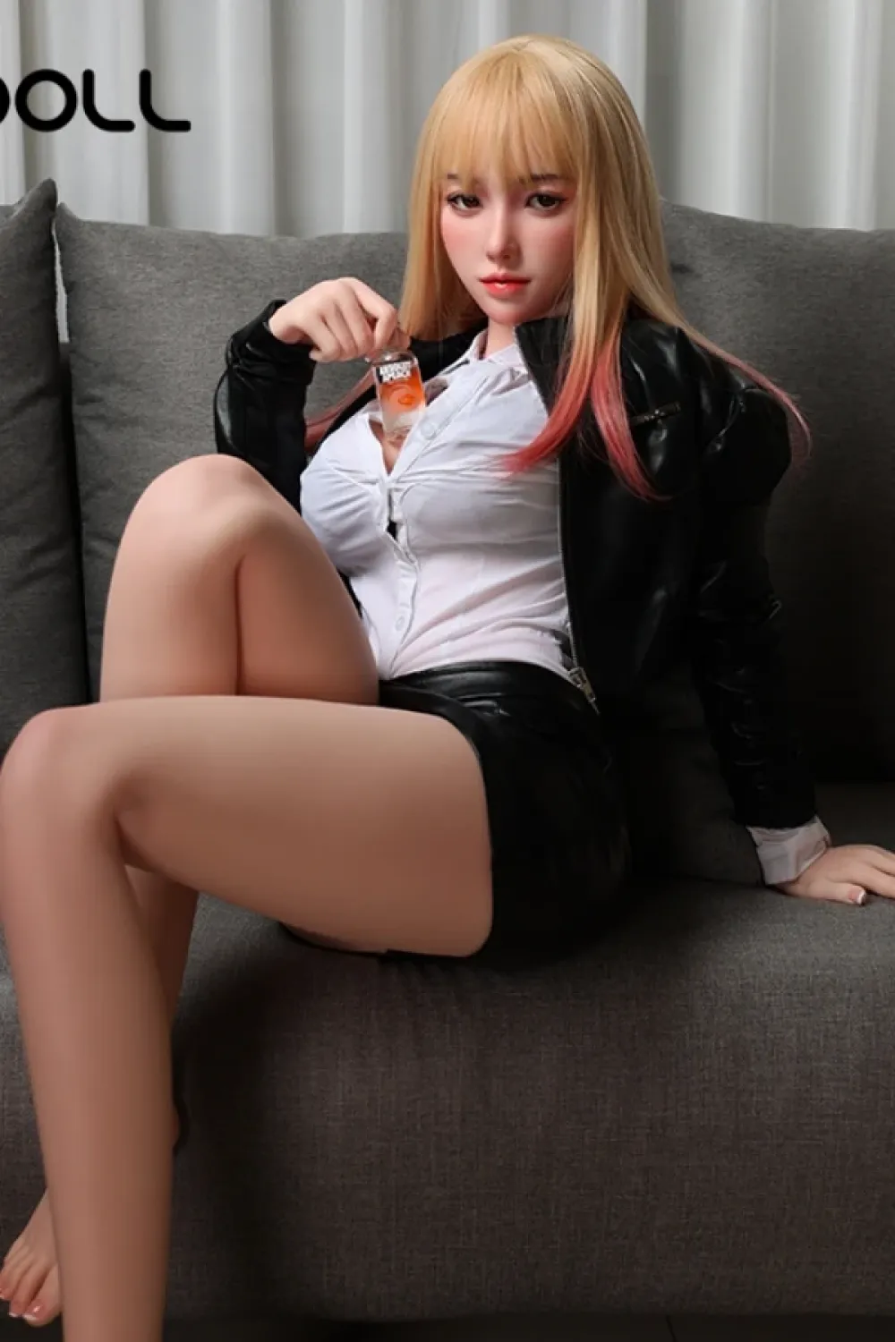 【超柔らかい超軽量ボディ】FU Doll シリコン製 お姉さん系 金髪OLラブドール セクシー 小北 165cm F カップ ＃J032
