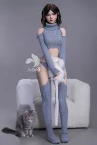 Lily Doll 159cm シリコンヘッド+TPE体 LD019 159cmB LH031A-D Natural Freya-D 巨尻ラブドール