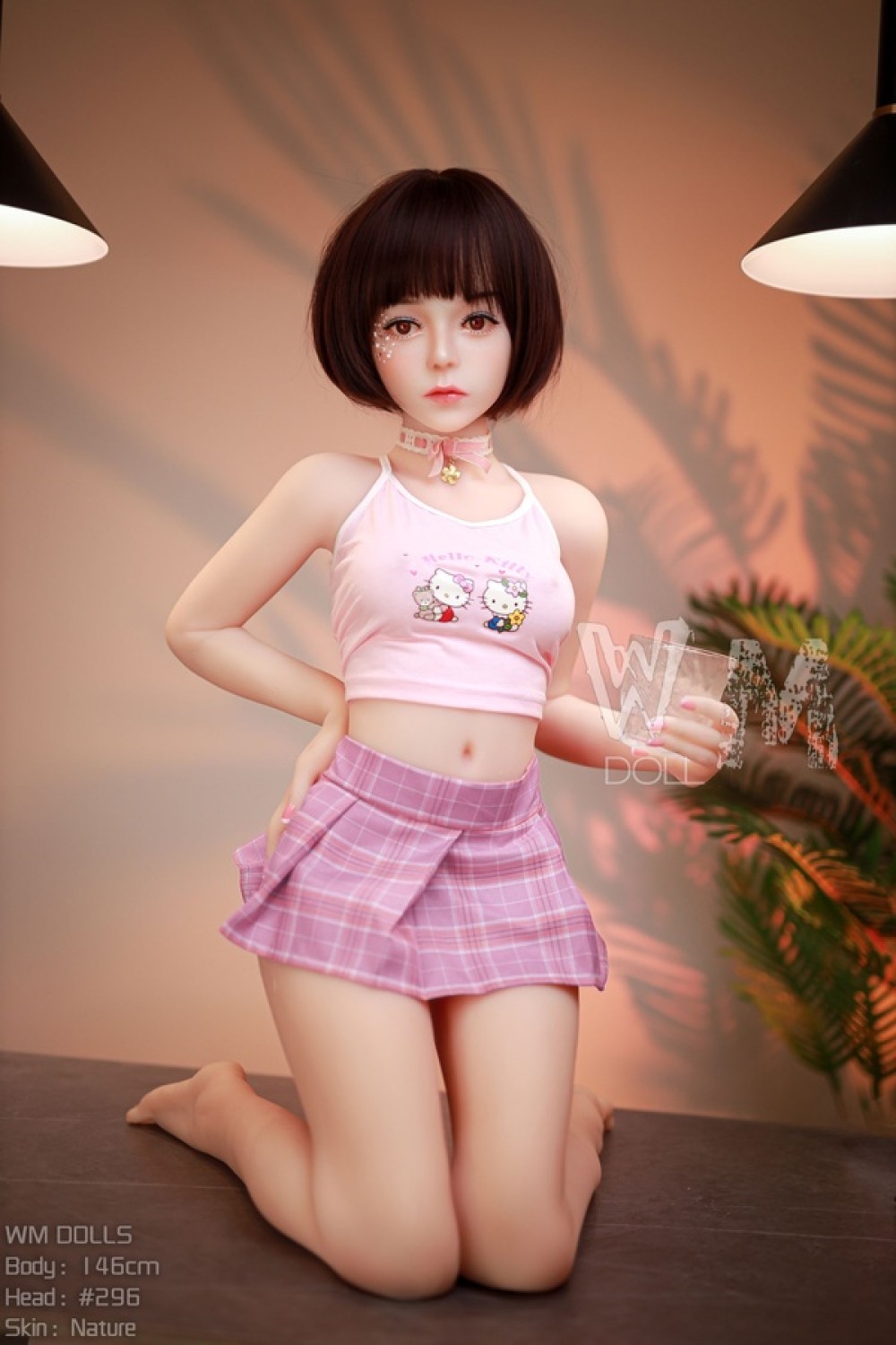 WM Doll 笑顔 TPEラブドール 瑠璃 146cm Bcup 296#
