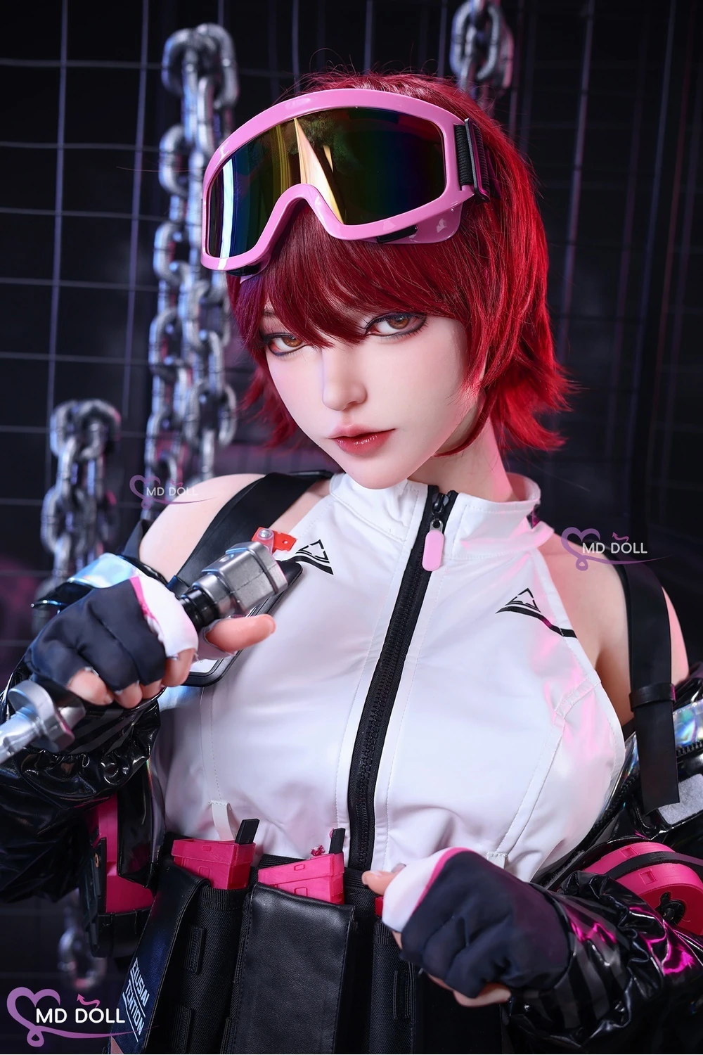 MD Doll 166cm Dcup シリコン M62 (Eva) リアル肌テクスチャ ゲーム系ラブドール