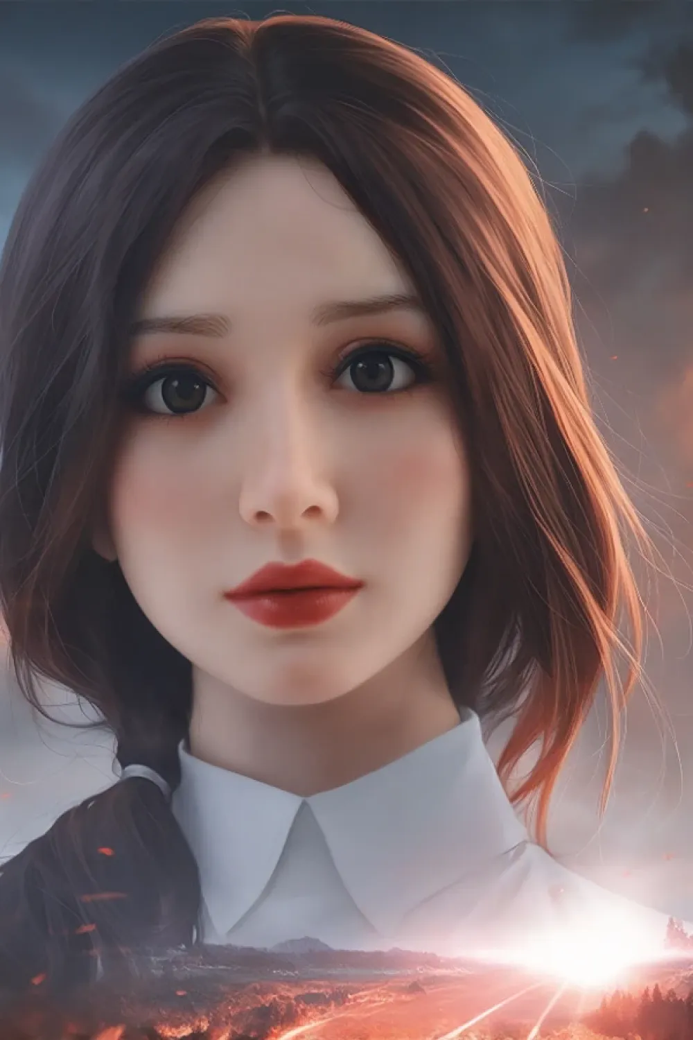 Aibei Doll シリコンヘッド 看護師ラブドール 美女 一華 153cm #AB5