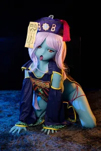 【レビュー&写真付き】Inherit Doll 青い肌 アニメラブドール 変態 ゾンビ Zombie 145cm