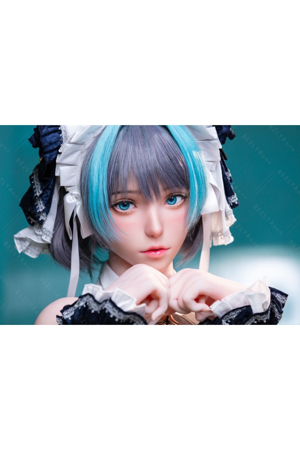 Bezlya doll 2.0 シリコンヘッド 妹系 ポチャリラブドール コスプレ ビオラ（チェシャ） 2番メイク 155cm M