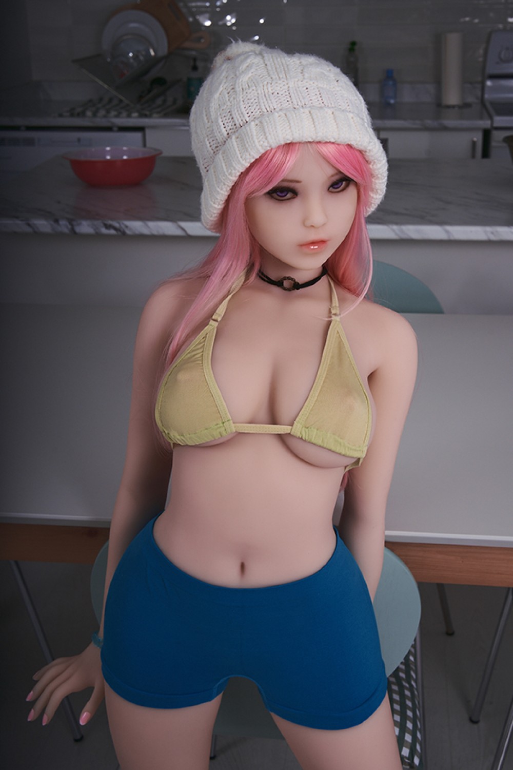 Piper doll ピンク髪 フル シリコン製ラブドール 130cm Phoebe