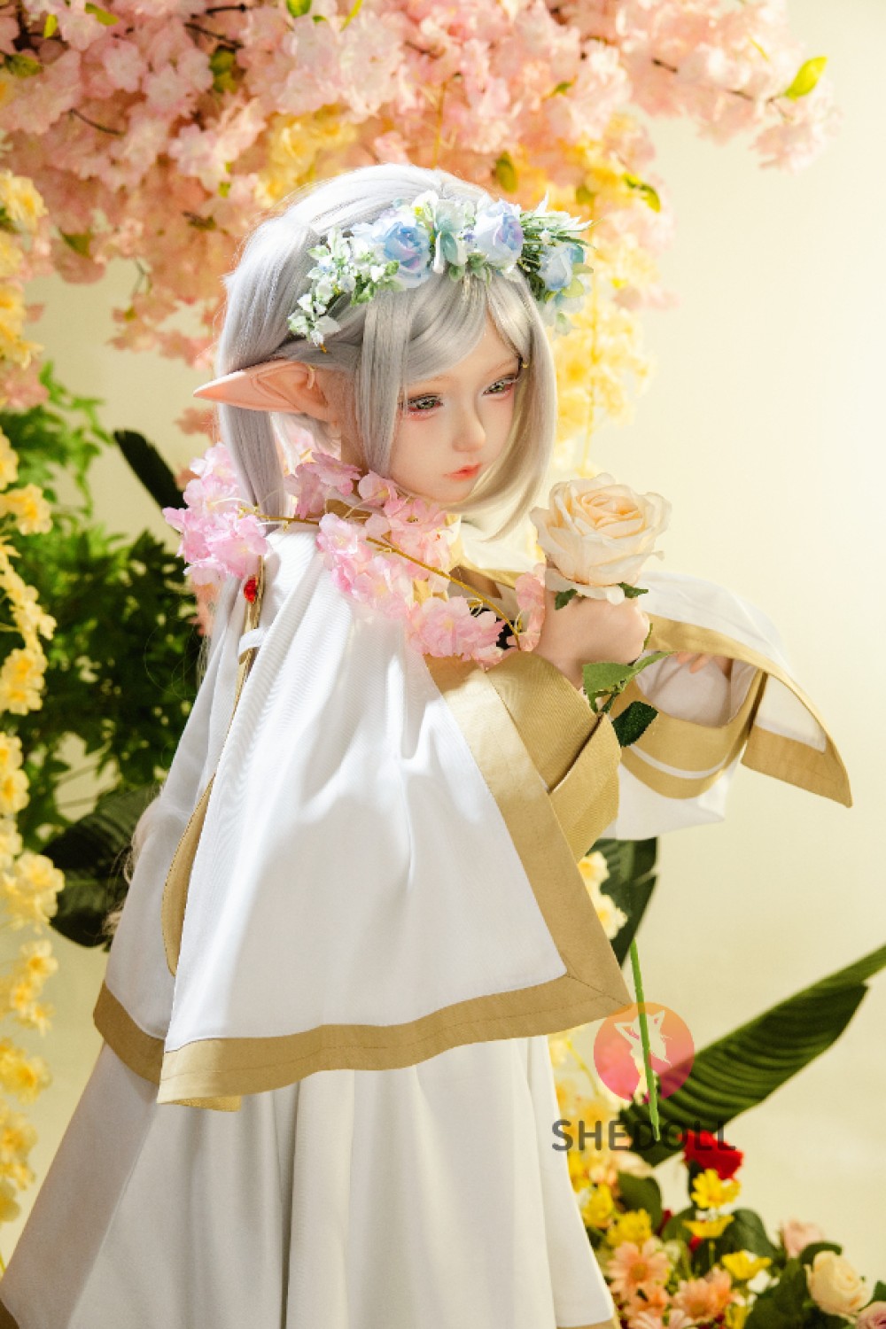 She Doll シリコンヘッド ボディ材質選択可能 エルフラブドールコスプレ 艾琳（Ailin）145cm Gカップ