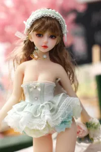 Dimu Doll PVC頭部+TPE体 ミニラブドール 天真爛漫 琳 50cm