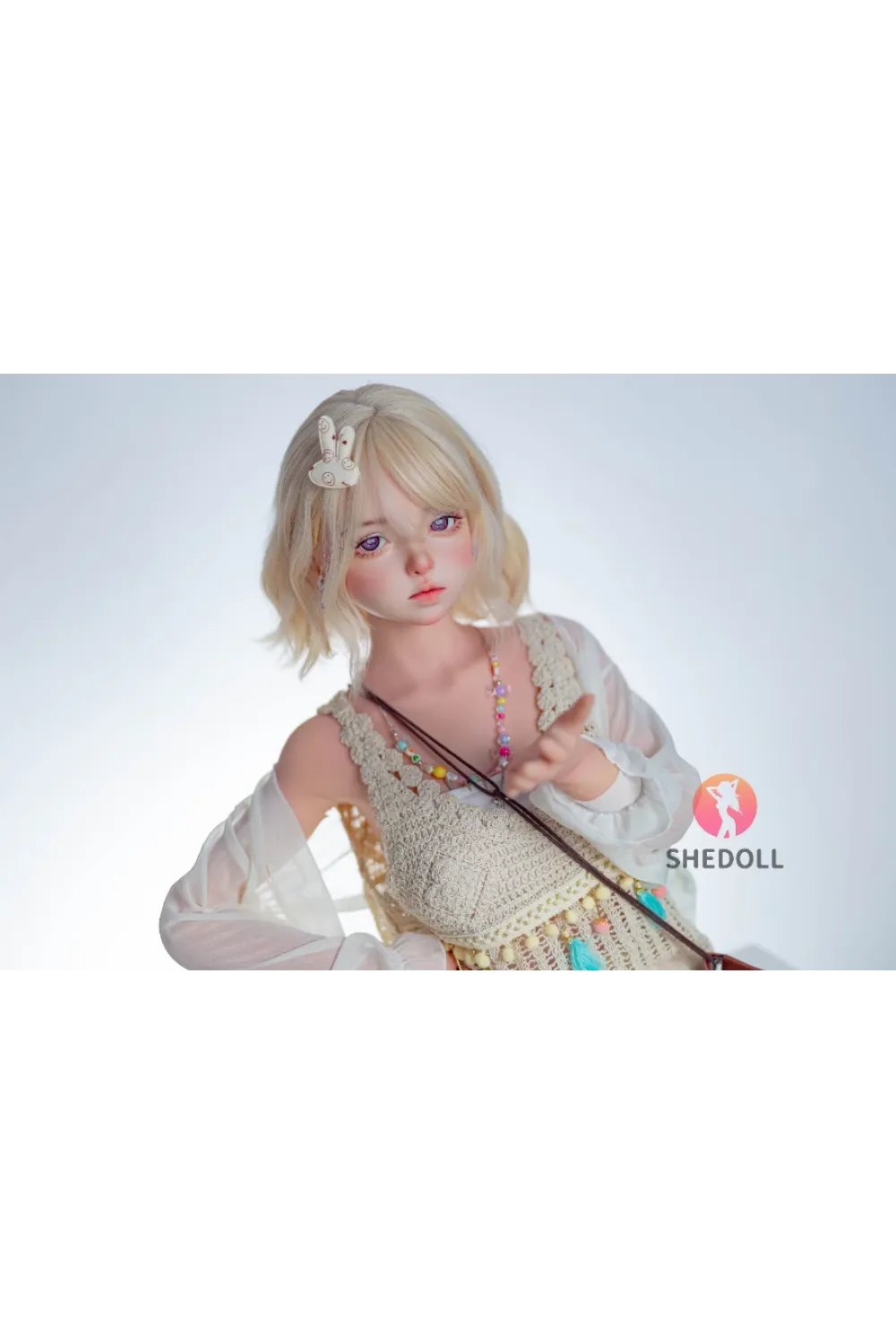 She Doll シリコンヘッド ボディ材質選択可能 アイドルっぽいラブドール 天真爛漫 顎機能追加可 朵朵 148cm Dカップ