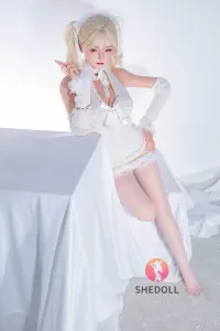 She Doll シリコンヘッド ボディ材質選択可能 金髪ダッチワイフ 天真爛漫 顎機能追加可能 江小婉 158cm Cカップ