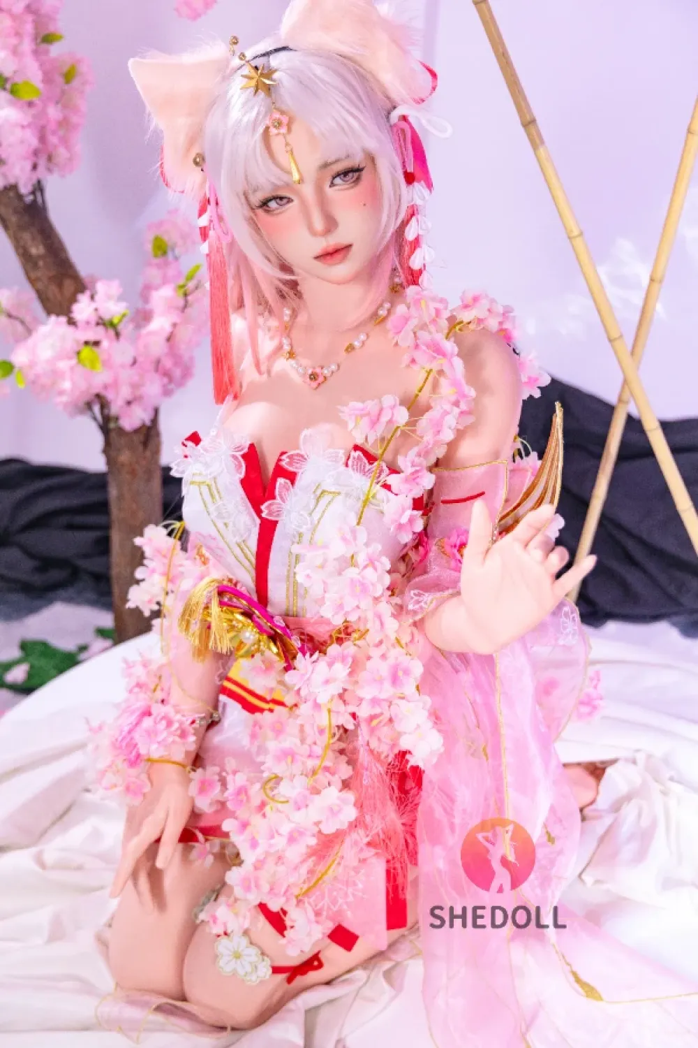 She Doll シリコンヘッド ボディ材質選択可能 コスプレラブドール アイドルっぽい 可動式顎が対応可能 顾小雨（COS土御門胡桃） 168cm D カップ