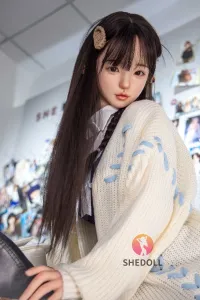 She Doll シリコンヘッド ボディ材質選択可能 アイドルっぽいラブドール 天真爛漫 沅沅 150cm Bカップ