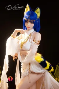 She Doll シリコンヘッド ボディ材質選択可能 コスプレ系 エジプト猫ラブドール セクシー 可動式顎が対応可能 江小棠（COSアンカ） 168cm D カップ