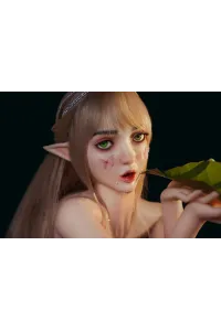 SY Doll 可動式の顎 エルフ耳 シリコンヘッド Ophelia #M8