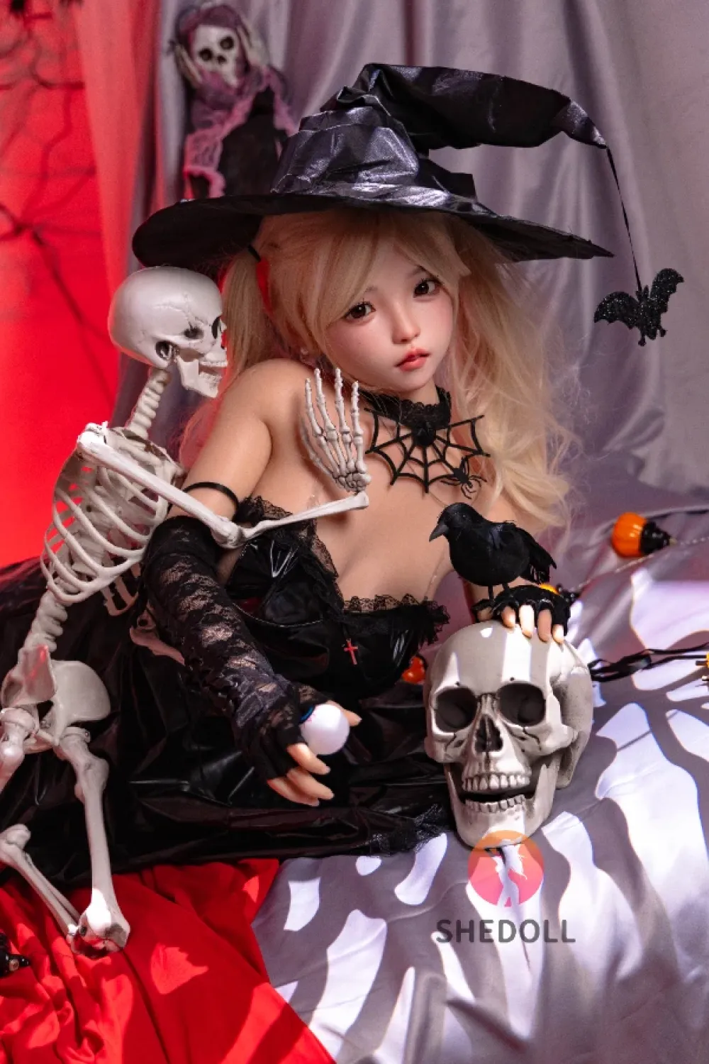 She Doll シリコンヘッド ボディ材質選択可能 コスプレダッチワイフ アイドルっぽい 顎機能追加可 洛小乙 148cm Dカップ