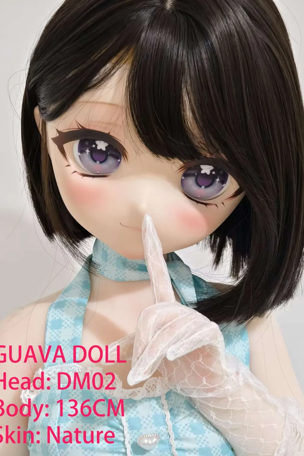 Guava Doll 136cm AAcup PVCヘッド+TPEボディ DM02+136体 等身大リアル系ラブドール