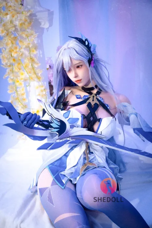 She Doll シリコンヘッド ボディ材質選択可能 原神系 コスプレラブドール Cosスカーク 可動式顎が対応可能 顾小雨 167cm C カップ