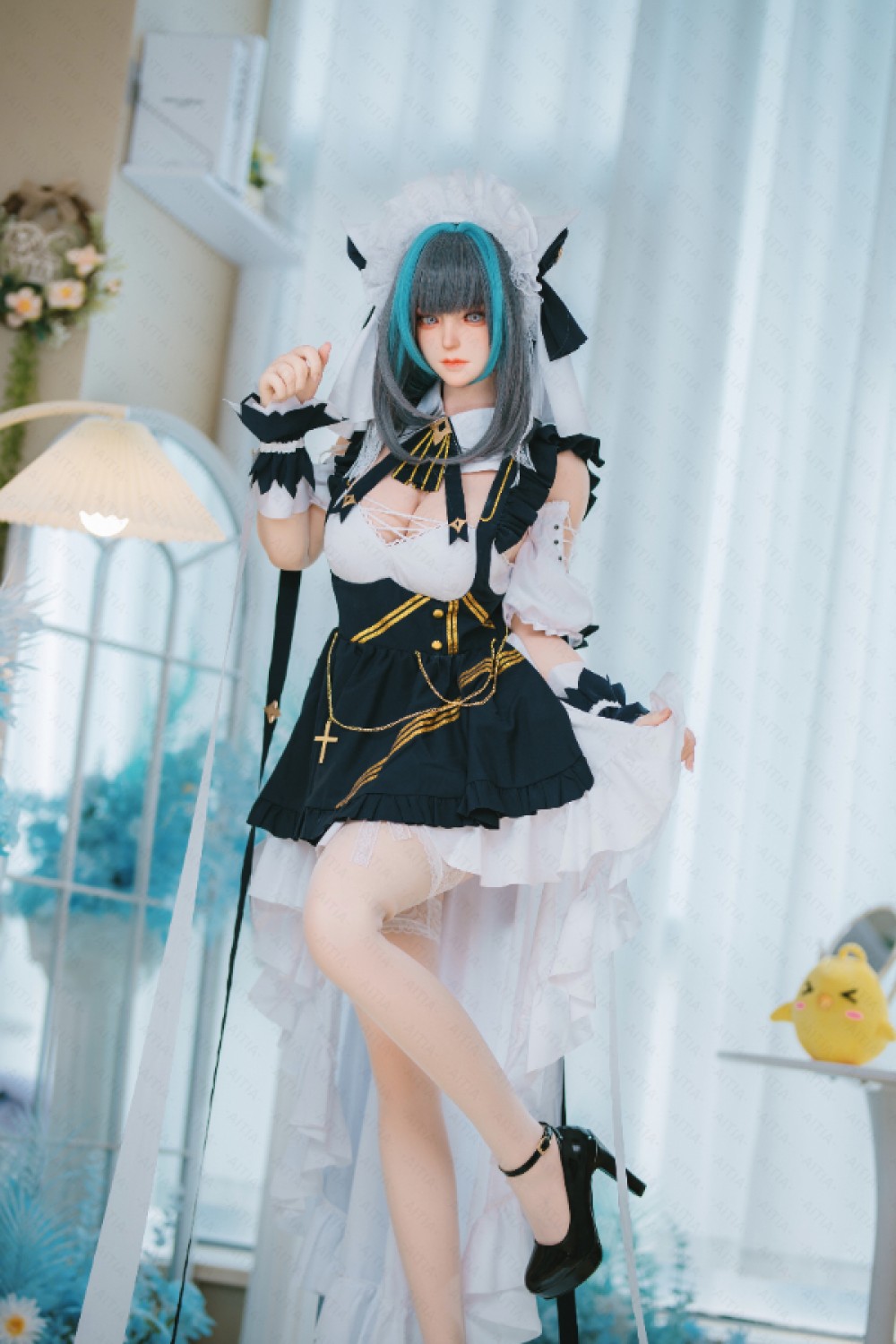 Aitia doll シリコン製 アズールレーン ラブドール COSチェシャー 0255 ROS口腔 風鈴 3番メイク 2.2CF 155cm M