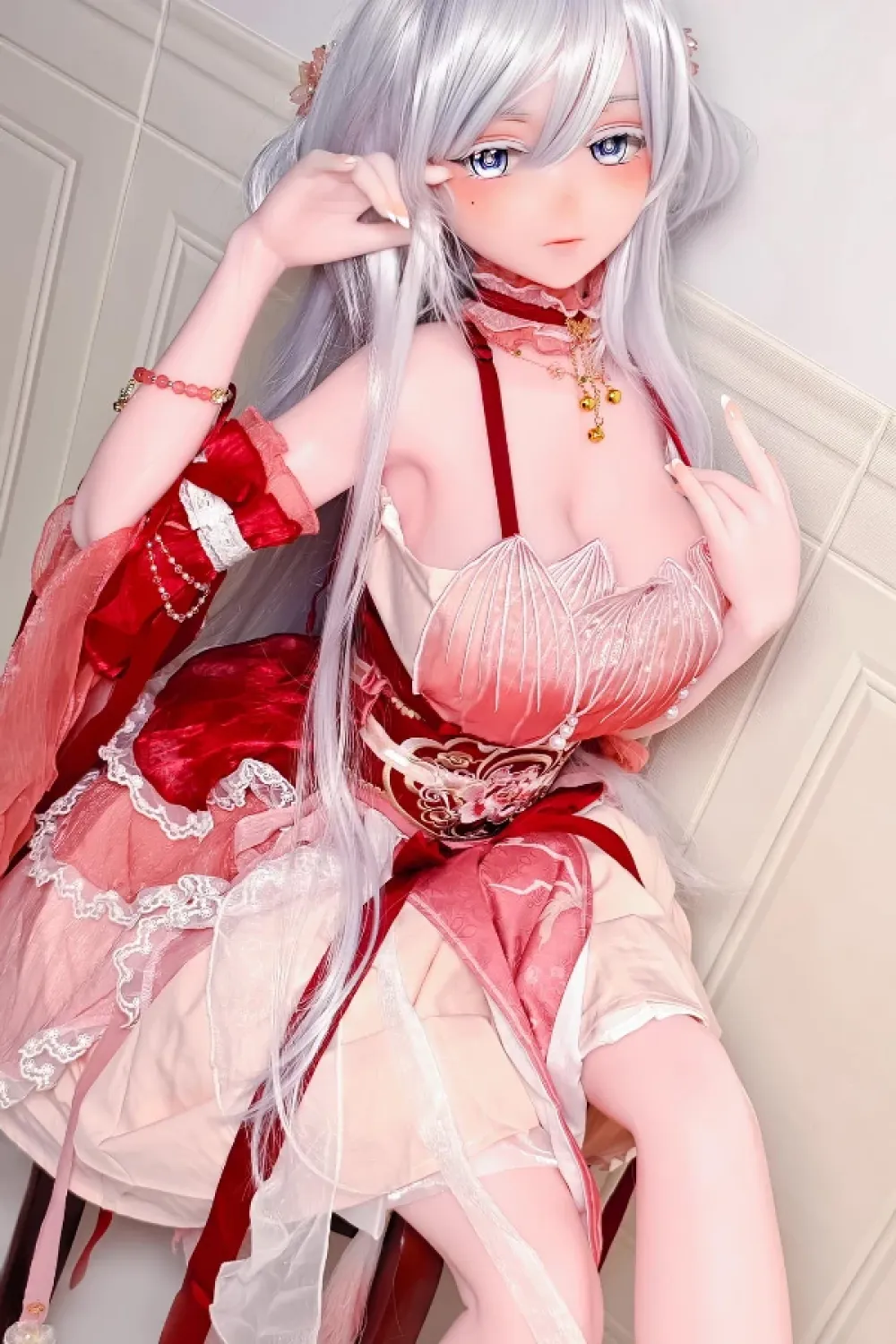 ElsaBabe Doll 148cm Lcup シリコン Elsa Babe new doll release-L Pink AHR027 Kaneda Shio-The temperature アニメ系ラブドール