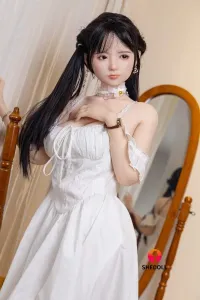 She Doll シリコンヘッド アイドルっぽいラブドール 天真爛漫 可動式顎が対応可能 小芙 156cm Eカップ