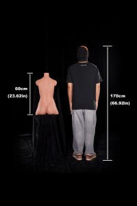 Climax Doll トルソー 型 上半身 高級 ラブドール ULW 661# Torso(Black) 60cm