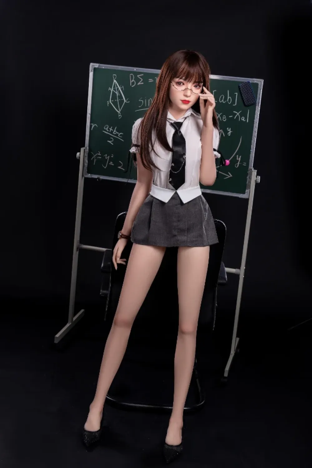 Youqu Doll シリコンヘッド お姉さん系 眼鏡子ラブドール 美人 芽衣 161cm #65